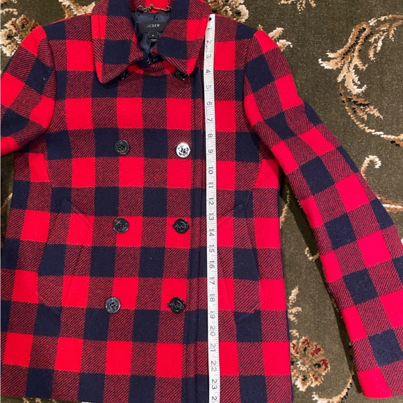 J.crew womens pea coat BNWOT, size 4 fits small/ fits more like size 0 or 00 - Picture 3 of 7